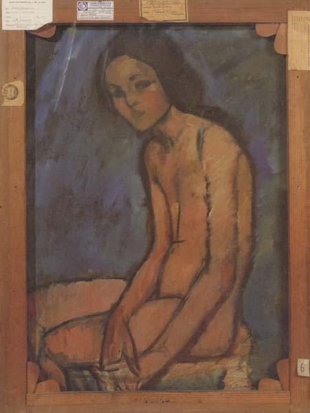 Amedeo Modigliani Nu assis (mk39) oil painting image